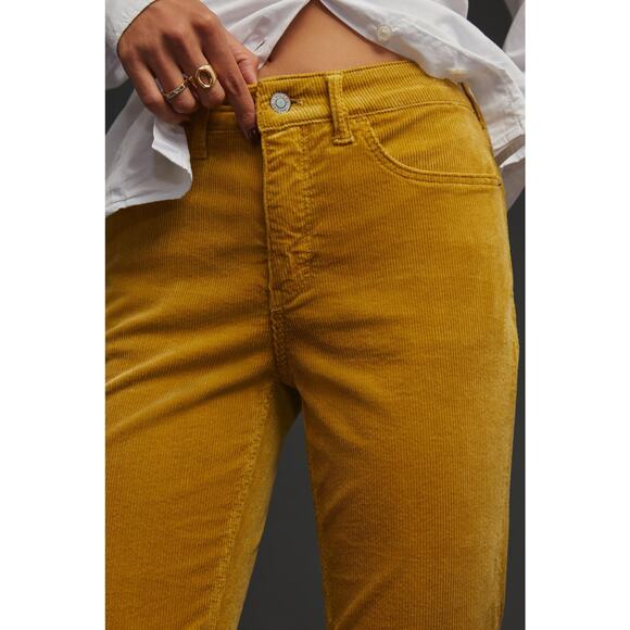The Yaya Mid-Rise Crop Flare Corduroy Jeans - New 24P (Petite) - Picture 4 of 8